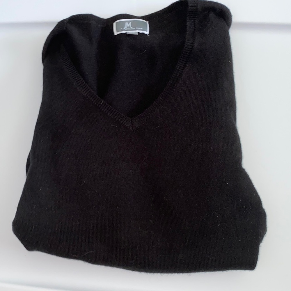 Plain black sweater